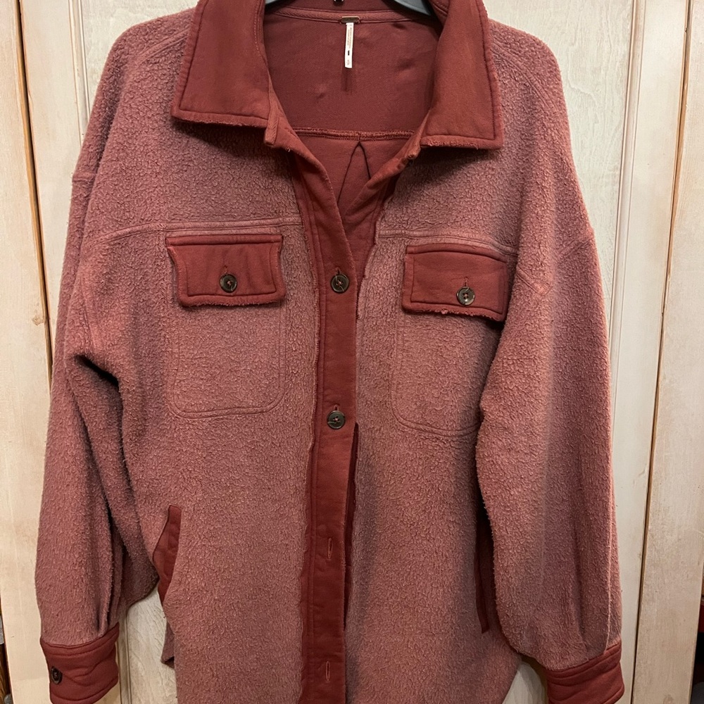 Free People Ruby Jacket in Sumac Size Small